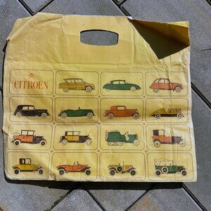 1960s? Citroen Car Dealer Advertising Bag Vintage